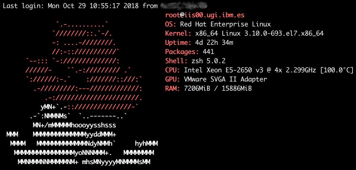 fjcano's tweet photo. Nuestro cluster de #UGI #InformationServer powered by #RedHat #brothers https://t.co/IrjDrINTbp