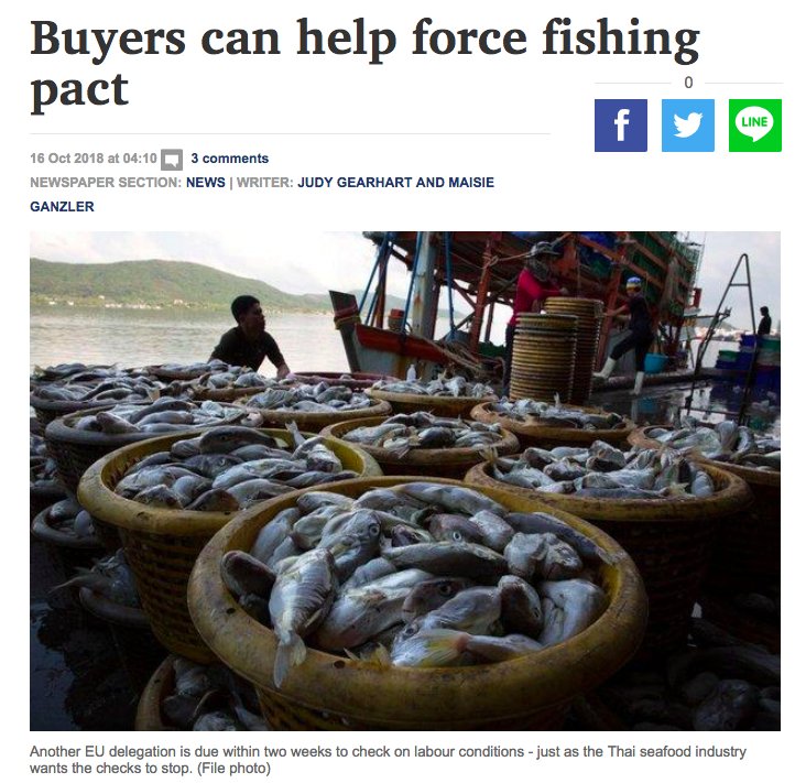 whoismizhou's tweet photo. "The implementation of @ILO #WorkinFishing Convention #C188 would help international buyers have more confidence in the products that they are sourcing from #Thailand and would significantly reduce fishers' risk." @ilo @ILOAsiaPacific @ILO_EndSlavery https://t.co/2dQIHufRXe https://t.co/qnAIIfQKqa