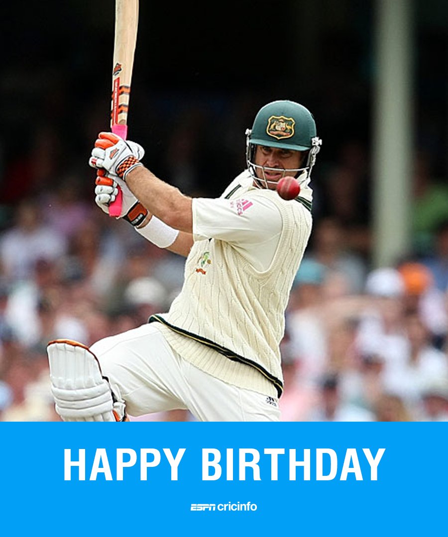  Happy birthday to Matthew Hayden! 

 