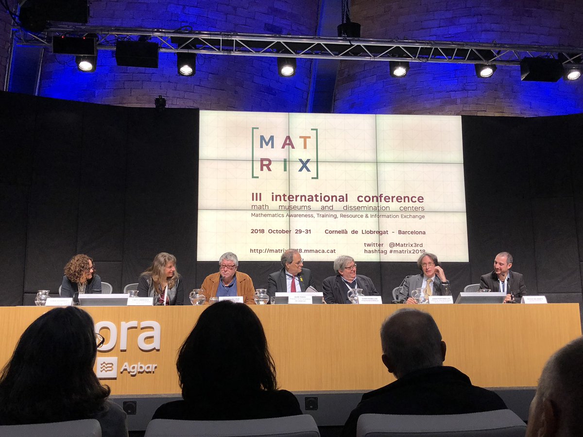 TijanaMarkovi05's tweet image. Opening of the Matrix conference Mr. @QuimTorraiPla #Matrix2018 #Matrix18 @MMACA_cat @fermat_science @magiaymates @mathemalicious @Guidoramellini @rinusroelofs @jamesgrime @CosmoCaixa_CAT @mathsweek @stemwaterford @MoMath1