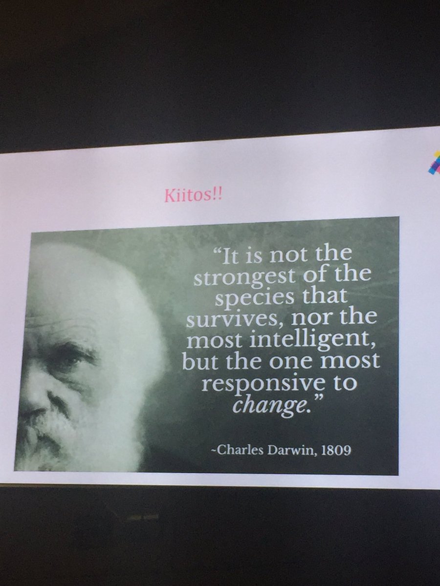 Darwin got it already 200 years ago- the key is to be responsive to change! #SuomenMentorit #unelmistatotta #stilltrue