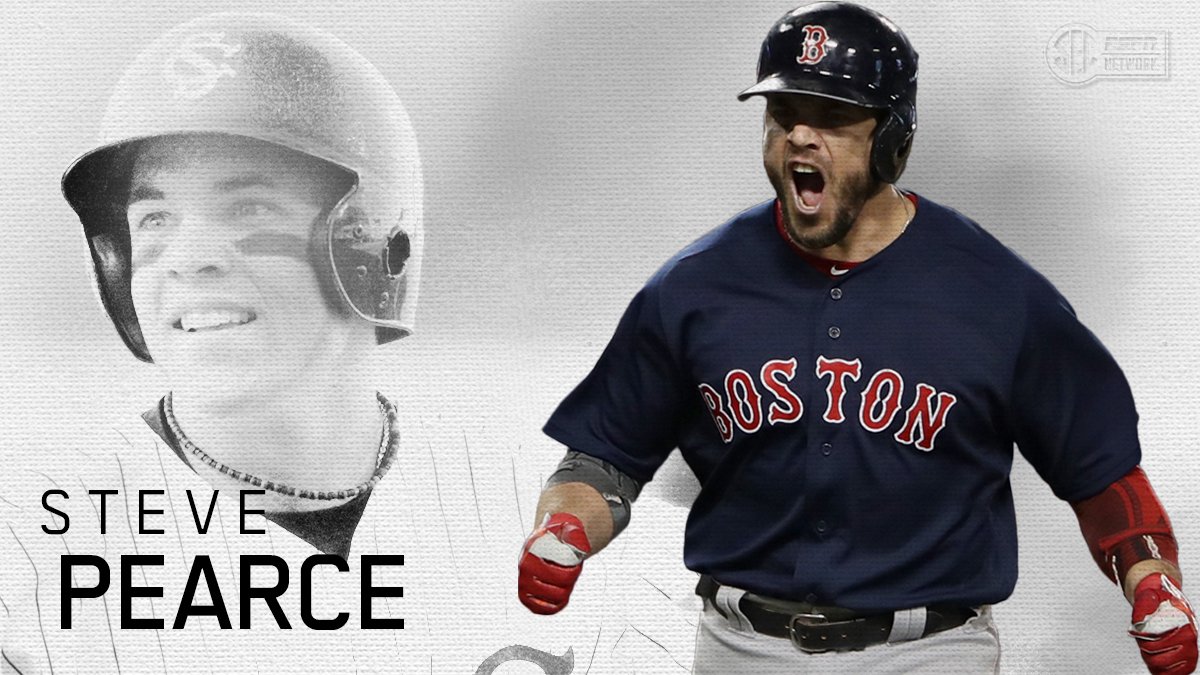 SECNetwork's tweet photo. Gamecocks make MLB History!

ALCS MVP: Jackie Bradley Jr.
World Series MVP: Steve Pearce

The first time two players from the same school have been named MVP of the Championship Series and World Series. https://t.co/ypWJyU9pvy