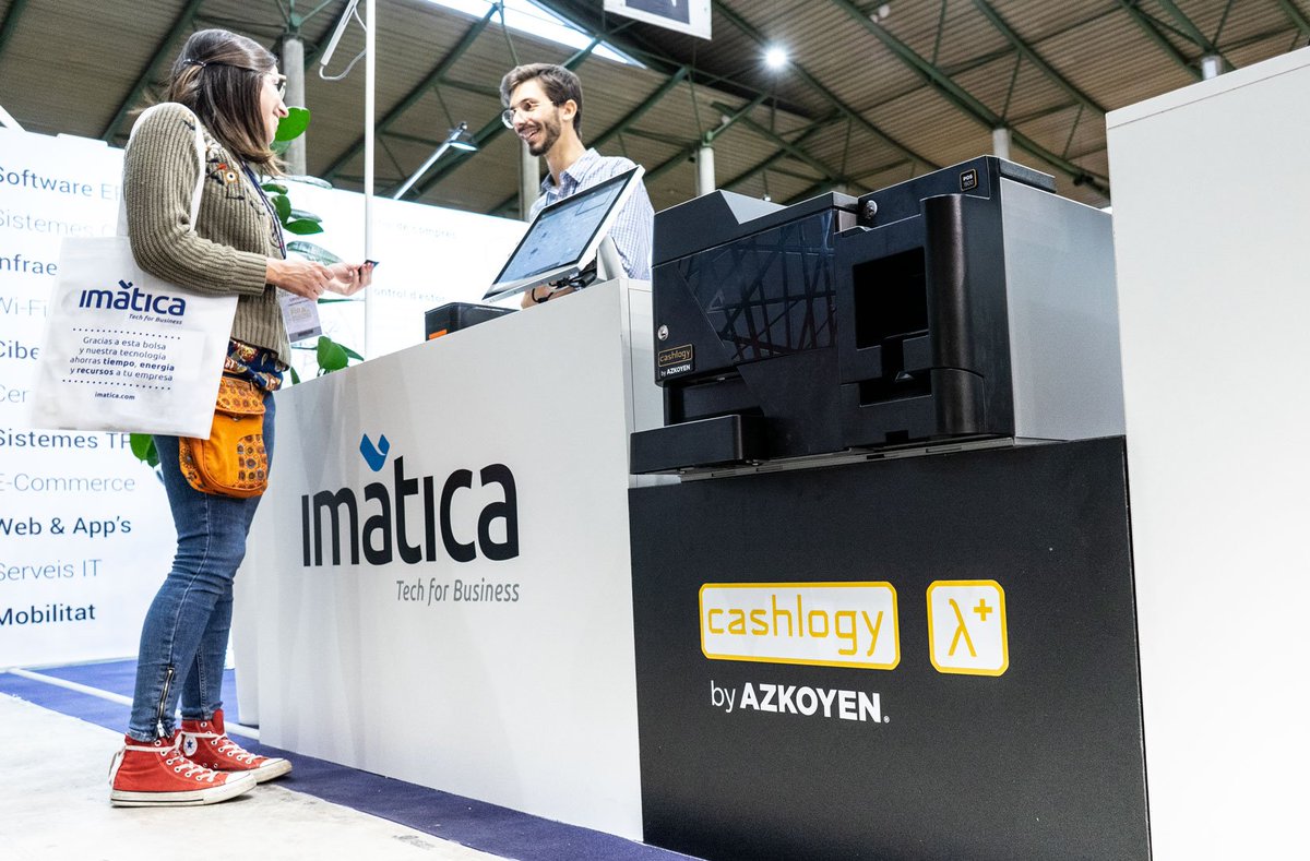 imaticatech's tweet image. Els bitllets europeus tenen una mitja de 26.000 bacteris. Poca broma, eh? Amb un @Cashlogy no tocaràs els diners, la caixa sempre quadra i diràs adéu als robatoris. Passa't per @imaticatech a #FiradeMostres i posa'l a prova!