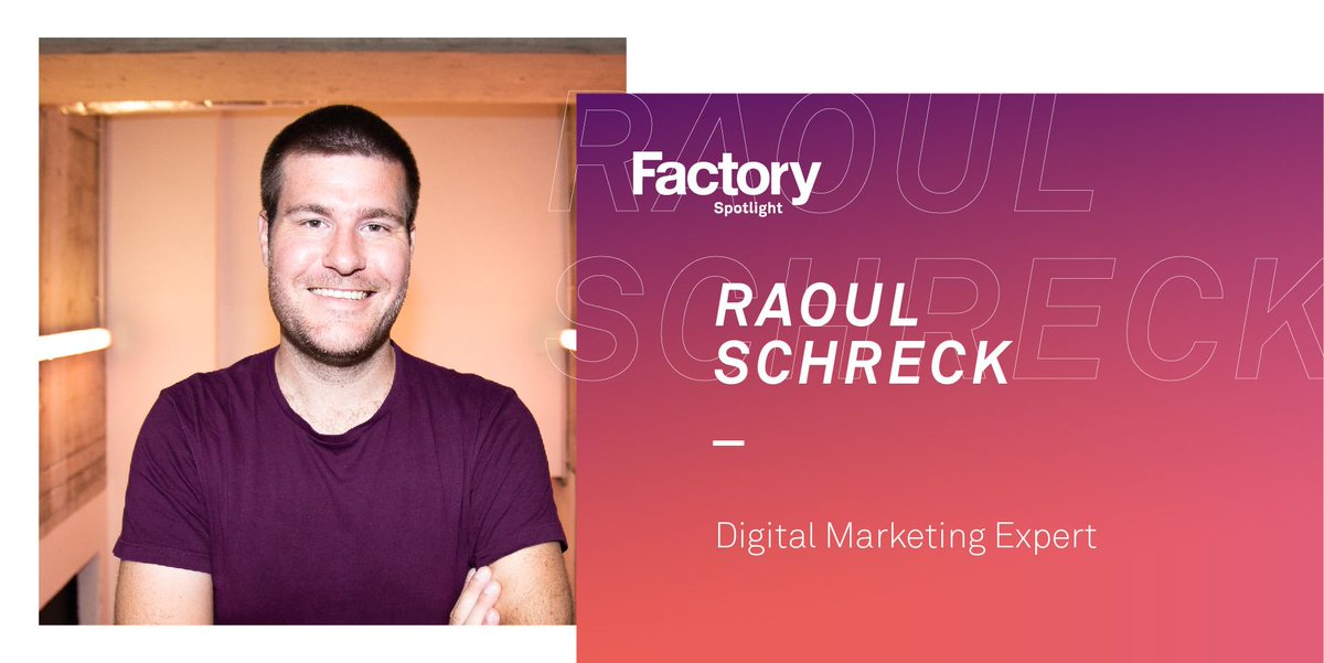 FactoryBerlin's tweet image. Today&apos;s #FactorySpotlight is Raoul Schreck from Buzzmatic!

Raoul is a big part of our #community, organising events and sharing his expertise. Even if he won the lottery tomorrow he said he would spend his days &apos;trying to find solutions to #digitalmarketing challenges&apos;.
