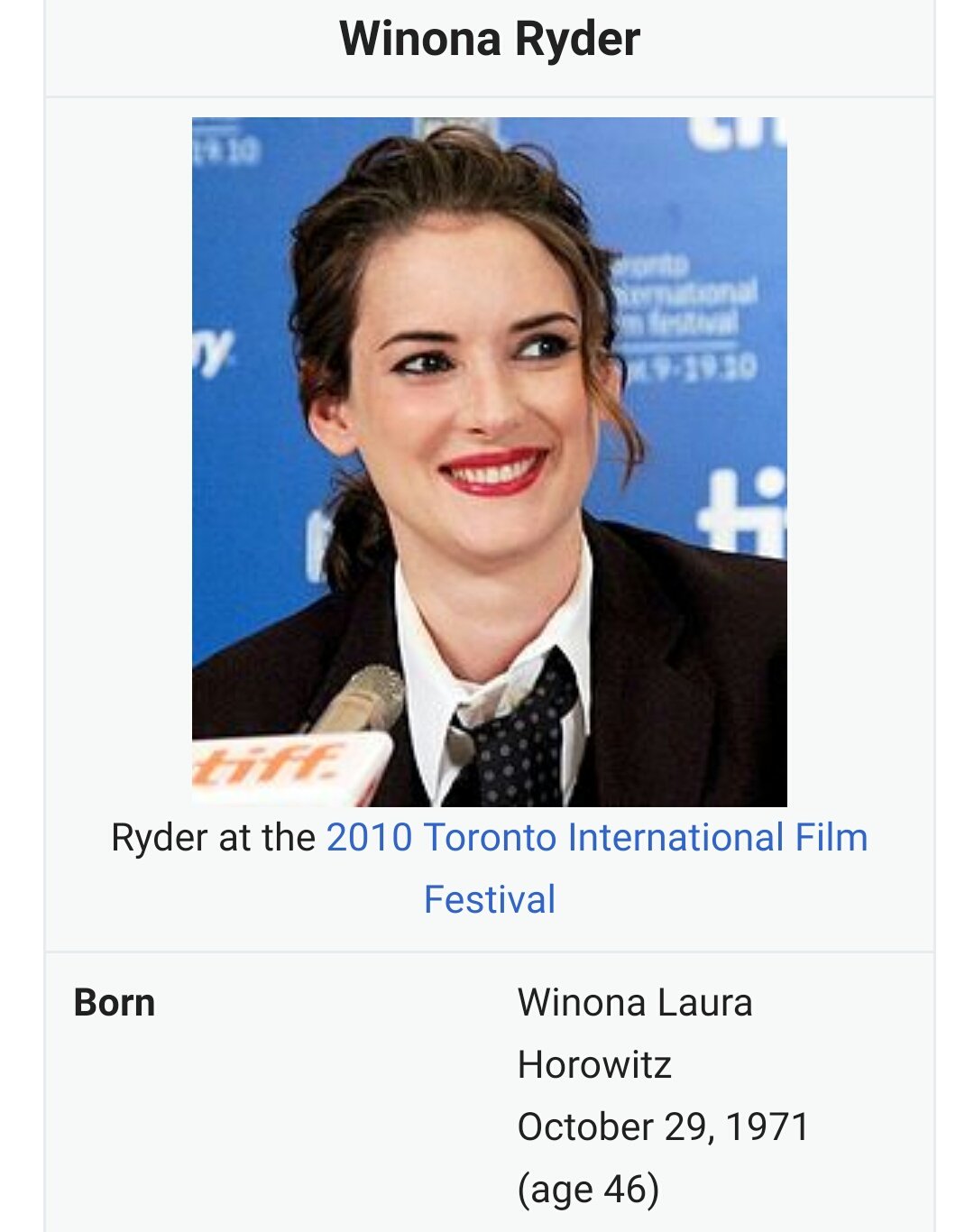 Thank you for the birthday wishes folks, you\re too kind. But more importantly, happy birthday to Winona Ryder. 