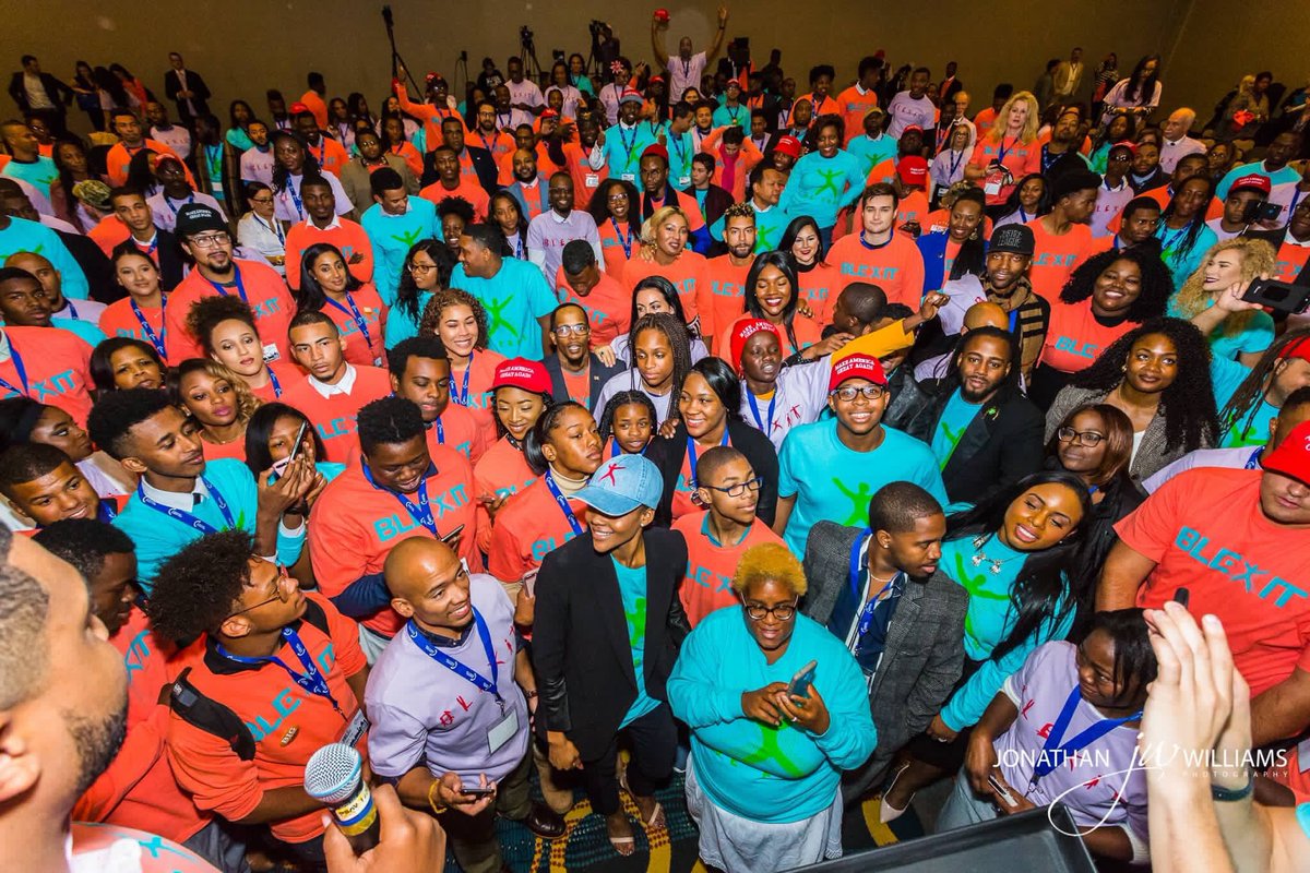 RealCandaceO's tweet image. #BLEXIT is a movement of bright colors and hope. 

A message to minorities that we are not permanent victims, belonging to the Left. 

Let’s EXIT this narrative, together, as Americans.

blexit.com