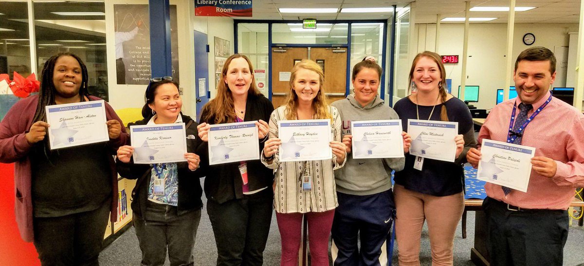 Congratulations to all of our #AACPSawesome Patriot staff members who were recently awarded tenure! #OldmillPRIDE #PRIDECelebration