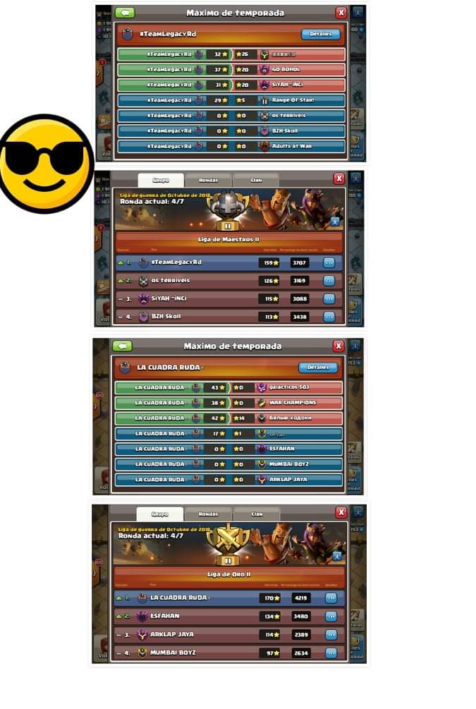 Y ustedes presumiendo que están en segundo lugar y nosotros en primero hasta en la cantera xD <a href="/BujosaClashers/">Bujosa</a> <a href="/ELCRLY1/">El C@rly.</a> <a href="/Cheny2311/">CHENY</a> <a href="/PsycoRubens/">⭐🕹PSYCO RUBENS🕹⭐</a> @HendryPicazo <a href="/Raudes_Lover/">Raudes_Lover</a> <a href="/RdarikTLRD/">Darik-Luciano</a>