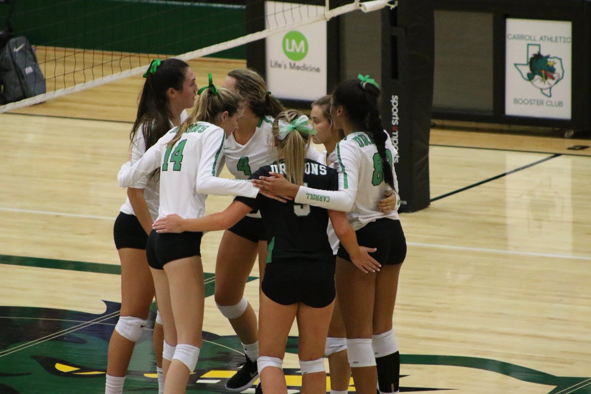 Carrollisd's tweet image. Tomorrow night, the @LadyDragonVball team travels to Lake Dallas High School for the bi-district playoffs against Hebron. The game gets started at 7:00 pm. Let's fill the gym up! Student bus leaves the Sr. High at 6. Bring $5 for the ride and $3 for the game! #ProtectTheTradition