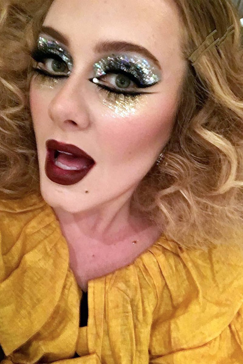 adeleactivities's tweet image. Adele in her halloween costumes