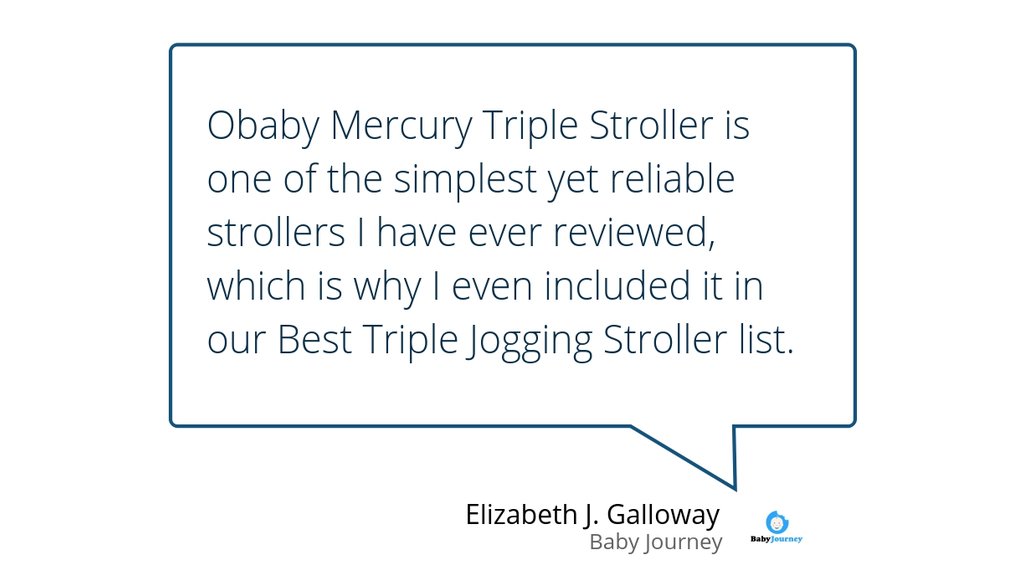 obaby mercury triple stroller