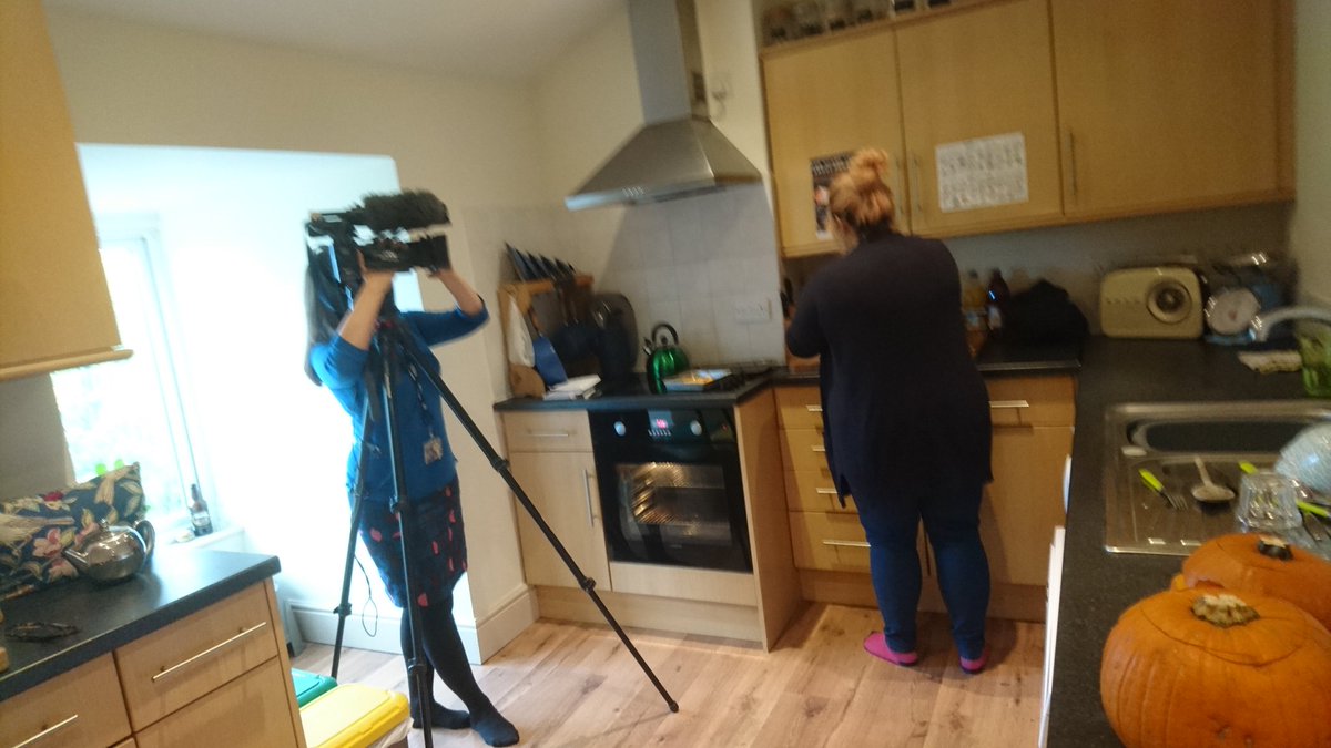 Our network coordinator has been filmed for tonight's <a href="/looknorthBBC/">BBC East Yorkshire</a> on the issue of wasted pumpkins! There are some shocking figures. Please respect the journey this unloved squash has been on &amp; make some delicious food! Or if you're short on time, compost it!!! <a href="/Amy_Claridge/">Amy Claridge</a>