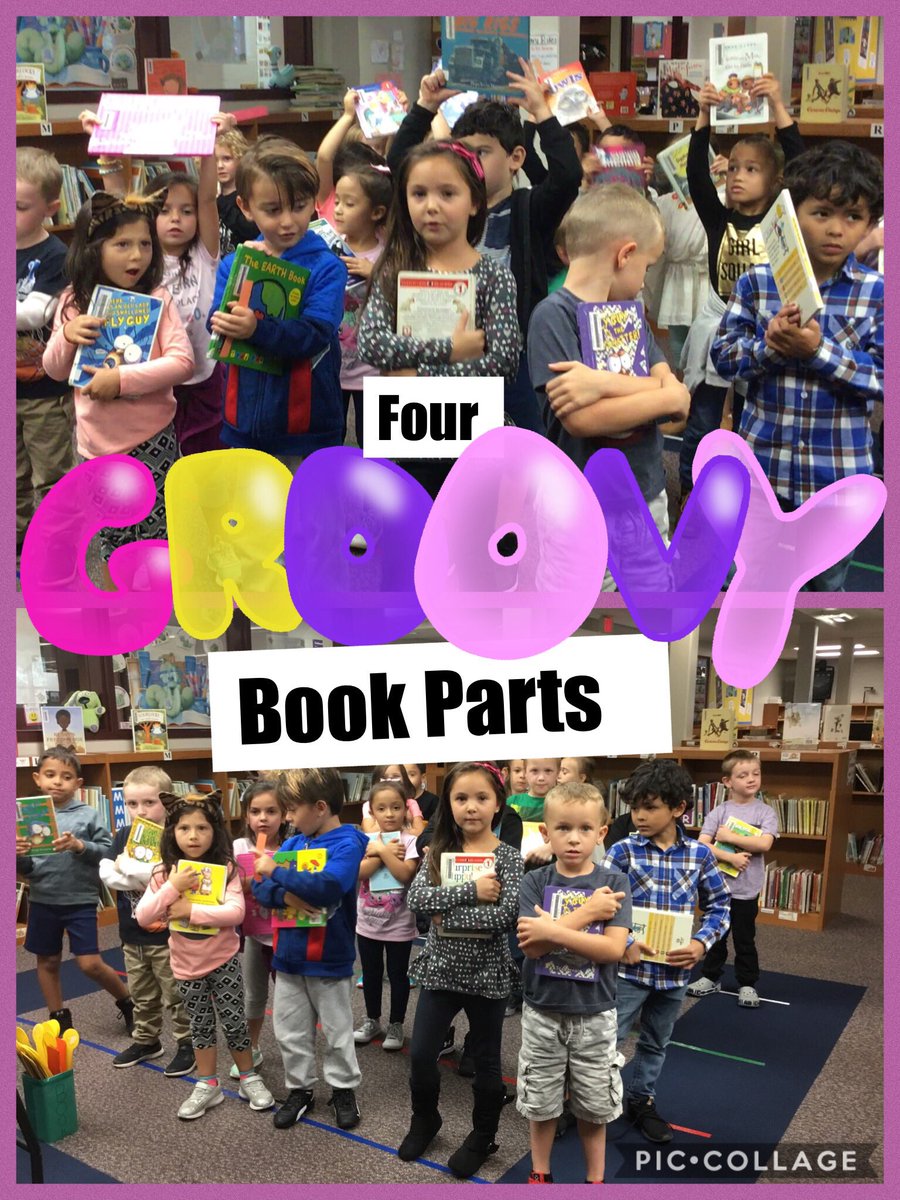 CES_library1's tweet image. Kindergarten friends shared their knowledge of book parts by moving and grooving in the library!  @CES_library1 @hempfield @TKramerCES
