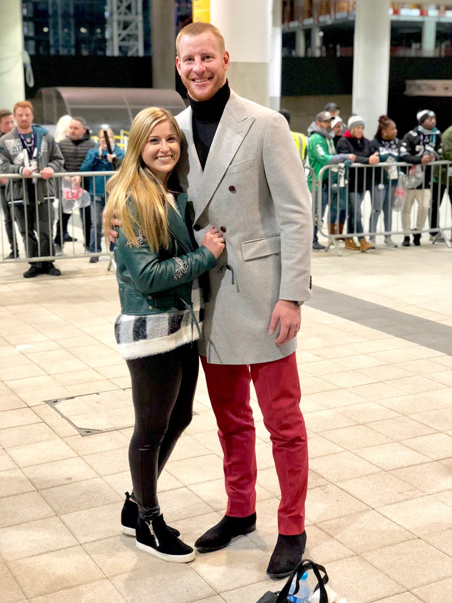 Carson Wentz Wife / Moving towards their marriage, the two tied the