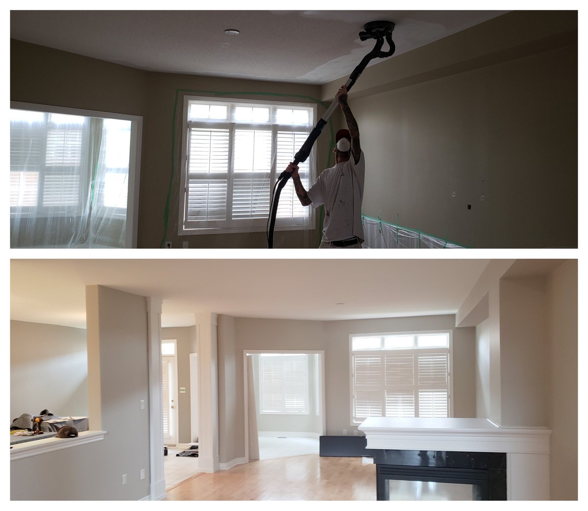 Grant Painting Group On Twitter A Popcorn Ceiling Removal