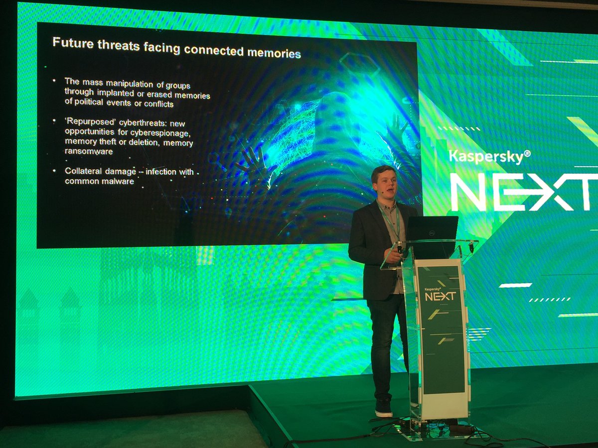 AmlecHouse's tweet photo. “The future is already here, it’s just not widely distributed yet” - implications of #memorycontrol, #brainimplants and vulnerabilities of #cyber attack or compromise - #KLNext #DmitriGalov #LauriePycott https://t.co/3ZU8yCJZ6N