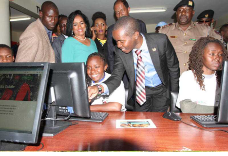 The Ministry of ICT CS <a href="/mucheru/">Joe Mucheru EGH</a> recently launched an <a href="/AjiraDigital/">Ajira Digital</a> Hub in Kamukunji Constituency. The programme is a platform that seeks to provide online employment opportunities to the youth. The youth can apply for training and jobs through the portal ajiradigital.go.ke