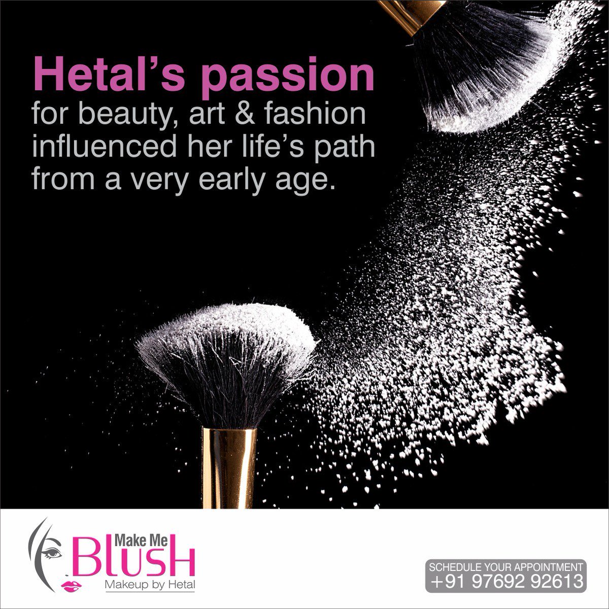 MakeMeBlush2's tweet photo. Today, Hetal is one of the most talented and sought after makeup artists in the industry. She is best known for collaborating with her clients, meticulously interpreting their vision and bringing that vision to life. https://t.co/VRN3udIxoQ