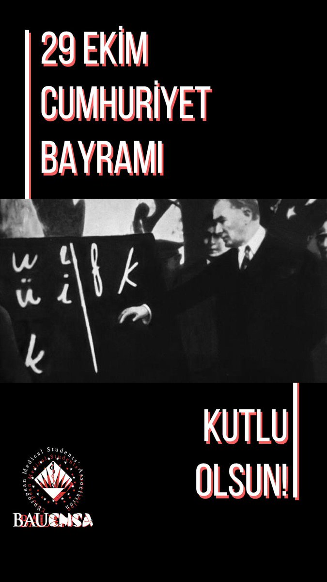 Cumhuriyetimizin kurucusu Mustafa Kemal Atatürk'e saygılarımızla, Cumhuriyet Bayramınız kutlu olsun!
