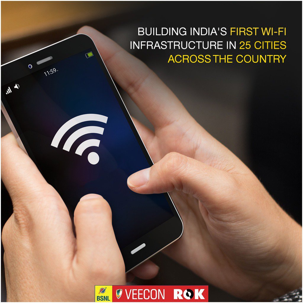 veeconrokit's tweet photo. @veeconrokit will deliver mesh Wi-Fi XL networks to @SmartCities across India connecting its people to the world 
#WIFICity  @_DigitalIndia  @BSNLCorporate  @CMDBSNL  @themobileindian @Micromax_ @themobileindian @Technuter  #Technology  @AndroidAuth @telecomdrive @manojsinhabjp https://t.co/kTfFvGovUn