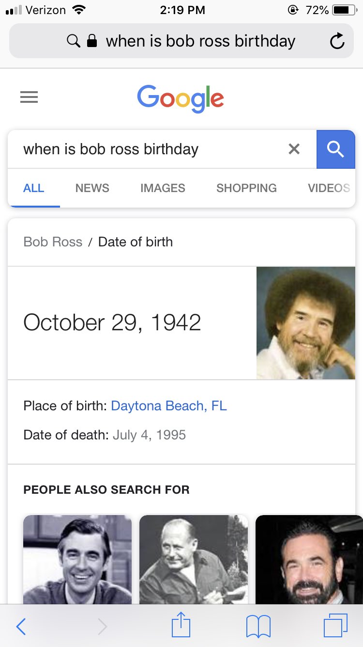 So this happened yesterday... BUT HAPPY BIRTHDAY BOB ROSS 