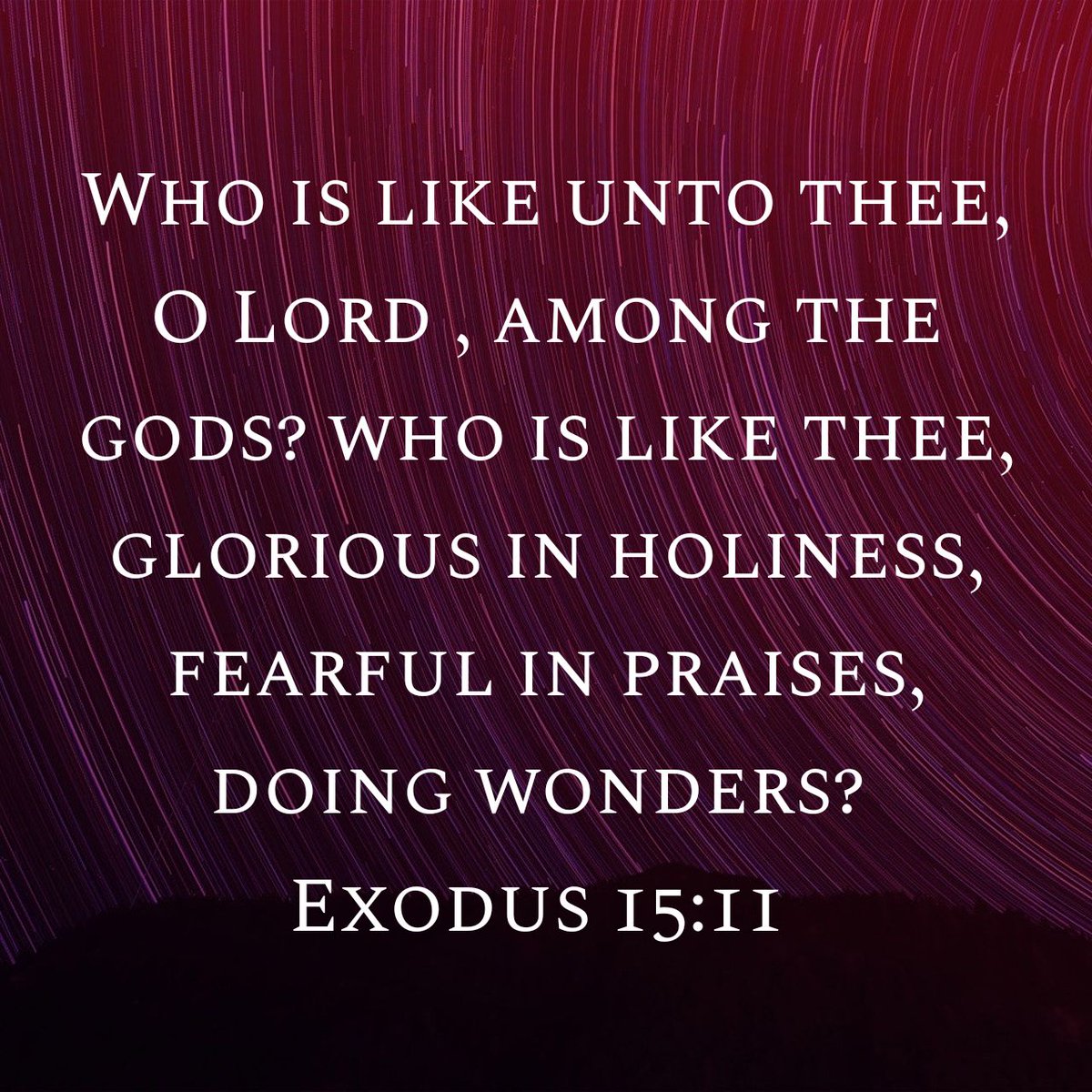 Mark Washington Sur Twitter : "Who Is Like Unto Thee, O Lord , Among The  Gods? Who Is Like Thee, Glorious In Holiness, Fearful In …  Https://T.co/5Lfyixzf4K Https://T.co/Wki4Njwymt" / Twitter