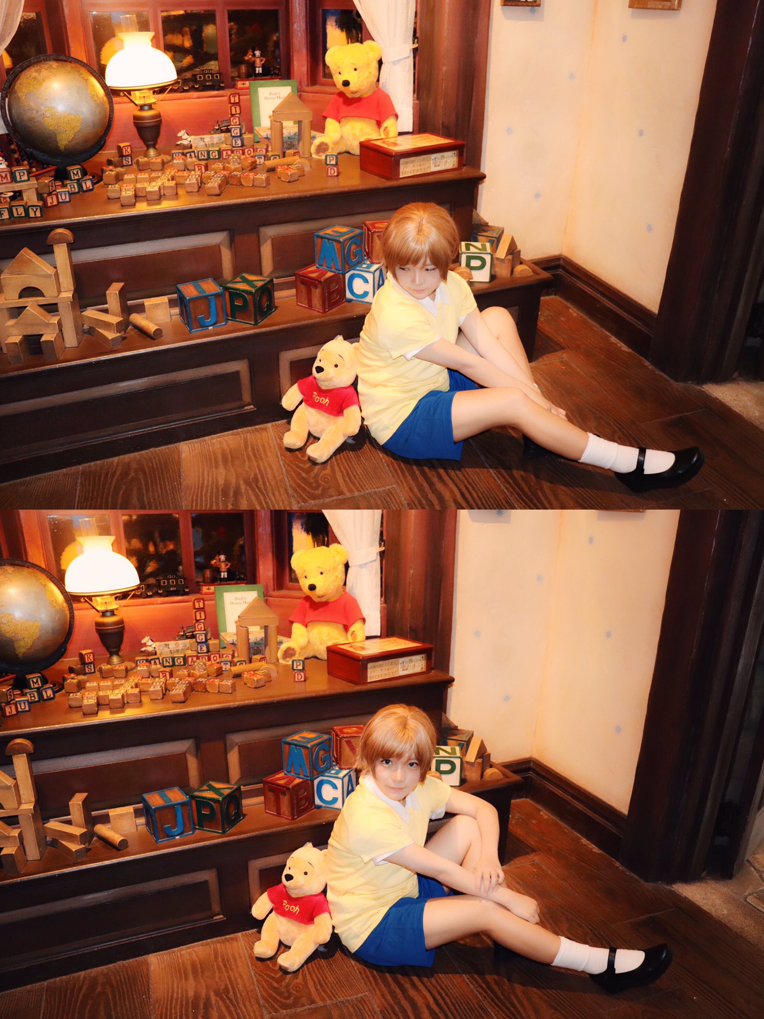すいれん コスプレ くまのプーさん クリストファーロビン Dハロ仮装18 ディズニーハロウィン すいれん コスプレ くまのプーさん クリストファーロビン Dハロ仮装18 ディズニーハロウィン