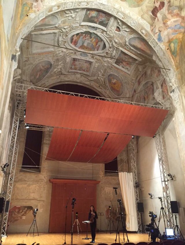 MadeleineM_Vln's tweet image. Genning up on #Paganini @MusicMagazine here in his birthplace #Genova before my violin class for Conservatorio students and @TELMI_Project presentation at the Festival Scienza @FDellaScienza in Casa Paganini @cpinfomus but at present holed up with diabolical weather! #devil