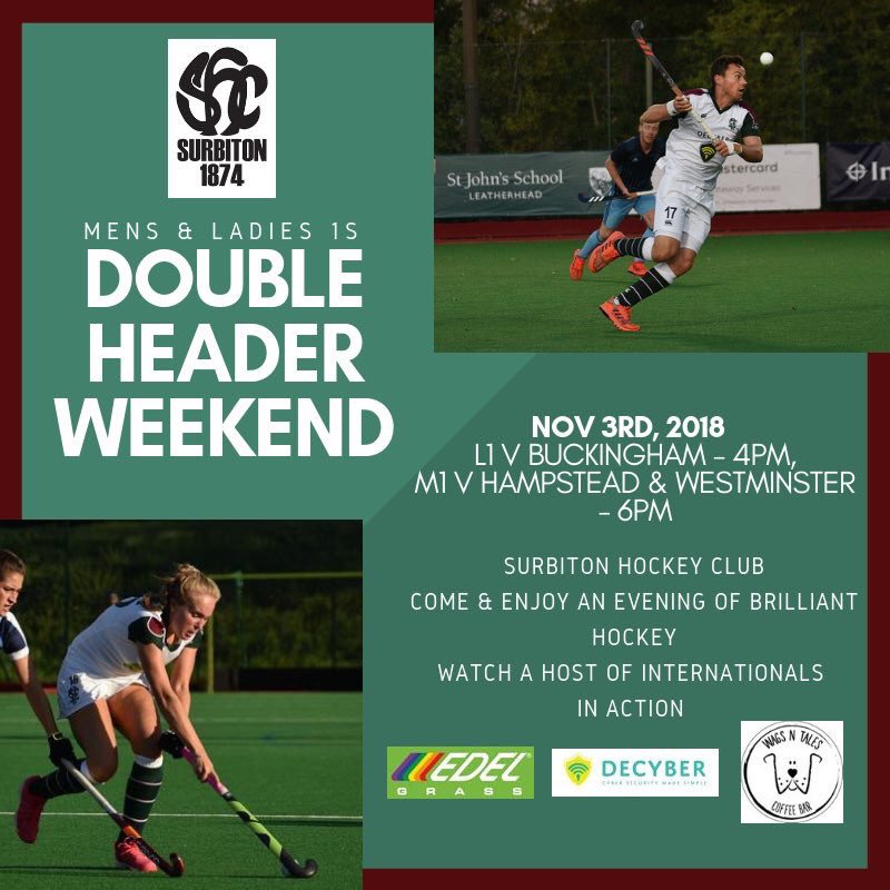 ✨DOUBLE HEADER THIS SATURDAY✨ please come along and show your support set to be some great hockey on show!