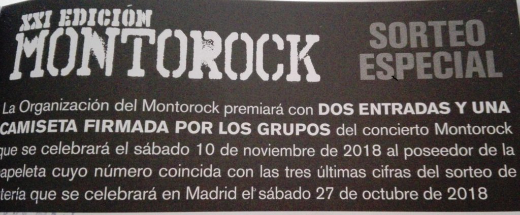montorock_com's tweet photo. El número premiado en el Sorteo Especial de Montorock XXI es el 465. https://t.co/NgXs3iZJ28