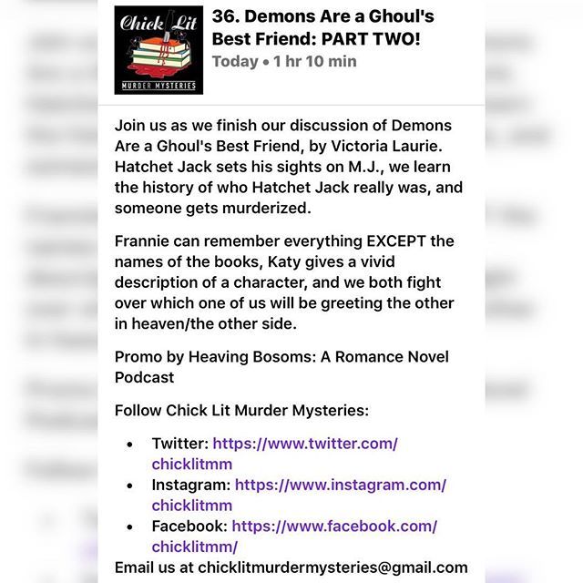 ChickLitMM Podcast tweet media