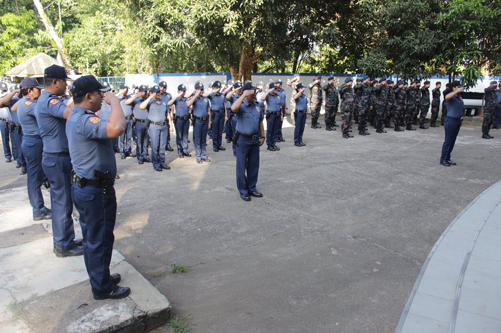 pio_sdsppo's tweet photo. Surigao del Sur Police Provincial Office conducted Monday Flag Raising and Awarding Ceremony spearheaded by PSUPT RAMIL C TERSONA, AC PCR Branch held  today at Camp Vicente L Pimentel L Sr, Telaje Tandag City (October 29).@pro13caraga https://t.co/9Pvh1Mujwg