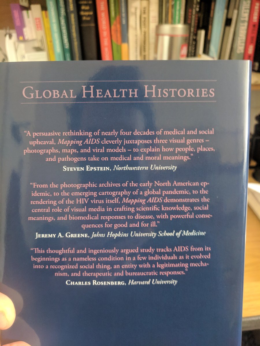 And the book is here! So happy and proud about 'Mapping AIDS' and deeply humbled by all the support and encouragement I have received over almost 10 years working on this. On sale on the 8th of November, preview here: cambridge.org/9781108425773

#AIDS #HIV #histmed #visualhistory