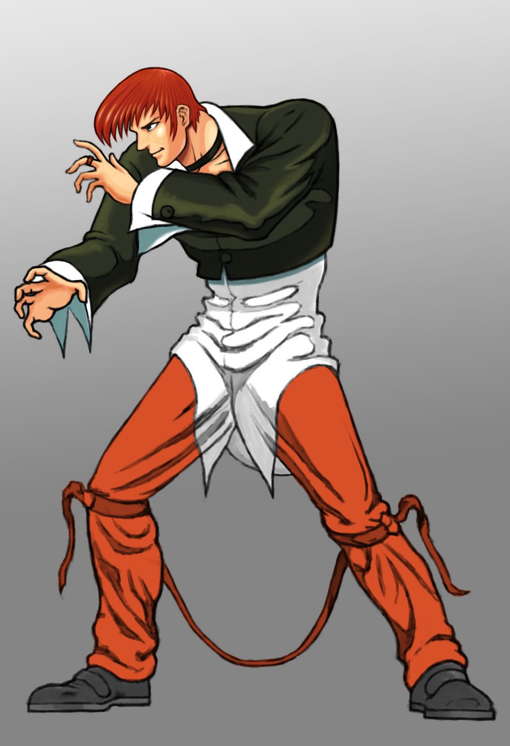 KOF 八神庵　ドットアクリルスタンド　ピクセルマスコット　沖縄限定　シーサー KOF '97】1/12『八神庵（やがみ いおり）』ザ・キング・オブ