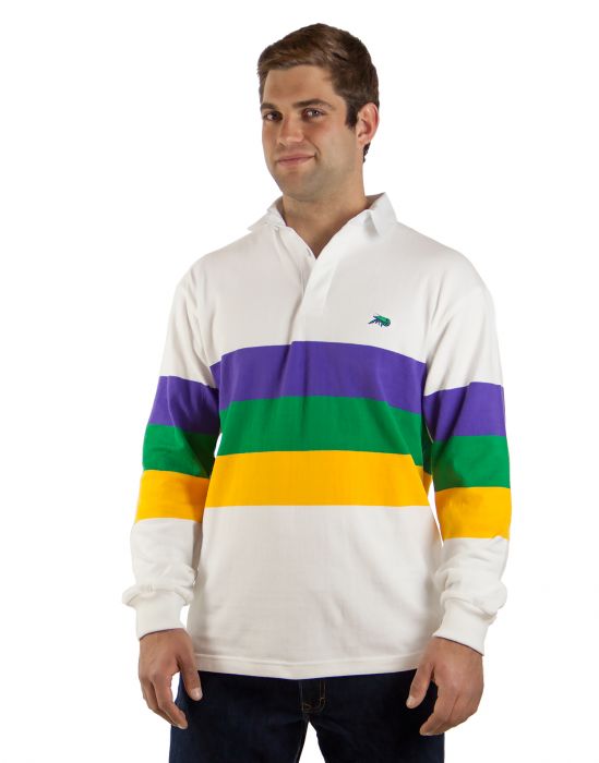 NOLAJake's tweet photo. I'm not entirely sure what I think yet, but Nike absolutely nailed the inspiration for the leaked Pelicans City jerseys. Anyone who has spent time Uptown during Mardi Gras gets it. https://t.co/LD87P62uaq