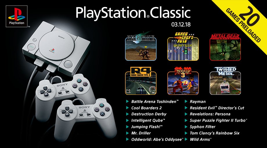 PlayStation Classic coming this Christmas DqrSsfdVYAItgSd