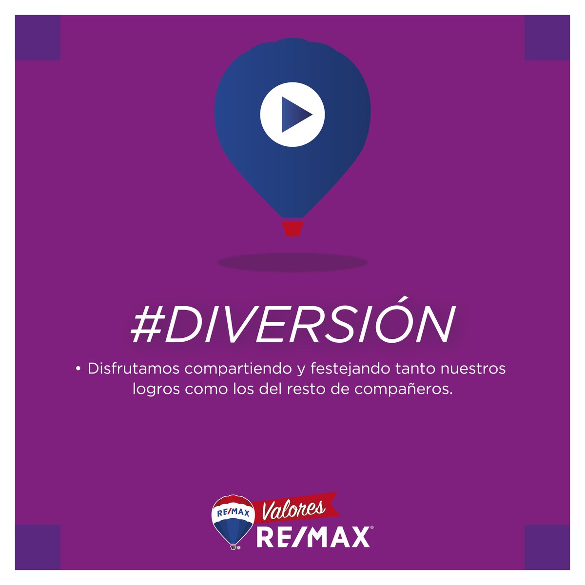 EscuelaREMAX's tweet photo. Disfrutamos compartiendo y festejando tanto nuestros logros como los del resto de compañeros #diversion #valoresremax #motivationallmonday #remaxestasentucasa https://t.co/9KQCqZZpnI