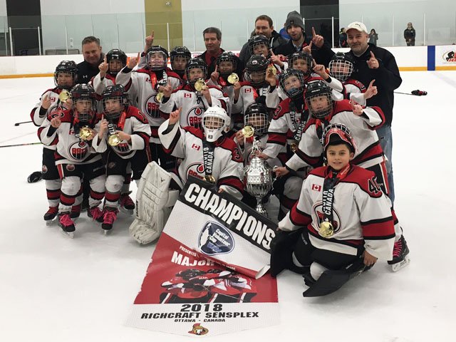 Congratulations to our Atom A 99ers, winning the first of two BMHA Championships at the Capital Volunteer Cup this weekend! #VolunteerCup2018