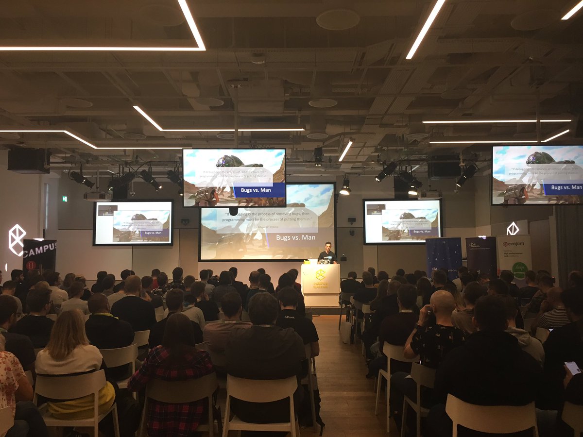 confrontjs's tweet image. Yonatan Kra AKA @YonatanKra talking about ‘The front-end TDD challenge’. #TDDUI #UIComponent #ConFrontJS #Tech #Frontend