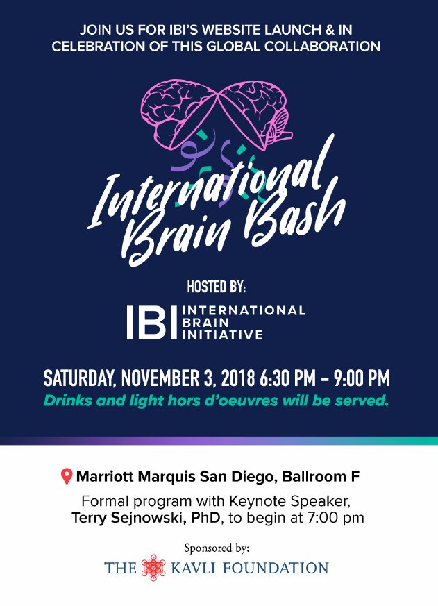 INCForg's tweet image. Join us and the other consortium members of the International Brain Initiative at the #SfN18 #BrainBash on Saturday, Nov 3 at 7pm!