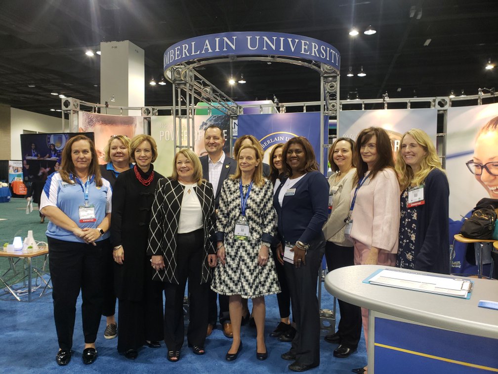 DrKarenCox's tweet photo. Enjoyed attending @ANCCMagCon last week and connecting with so many amazing nurse leaders. #MagCon18 #ChamberlainUniversity https://t.co/lrZto55F3z