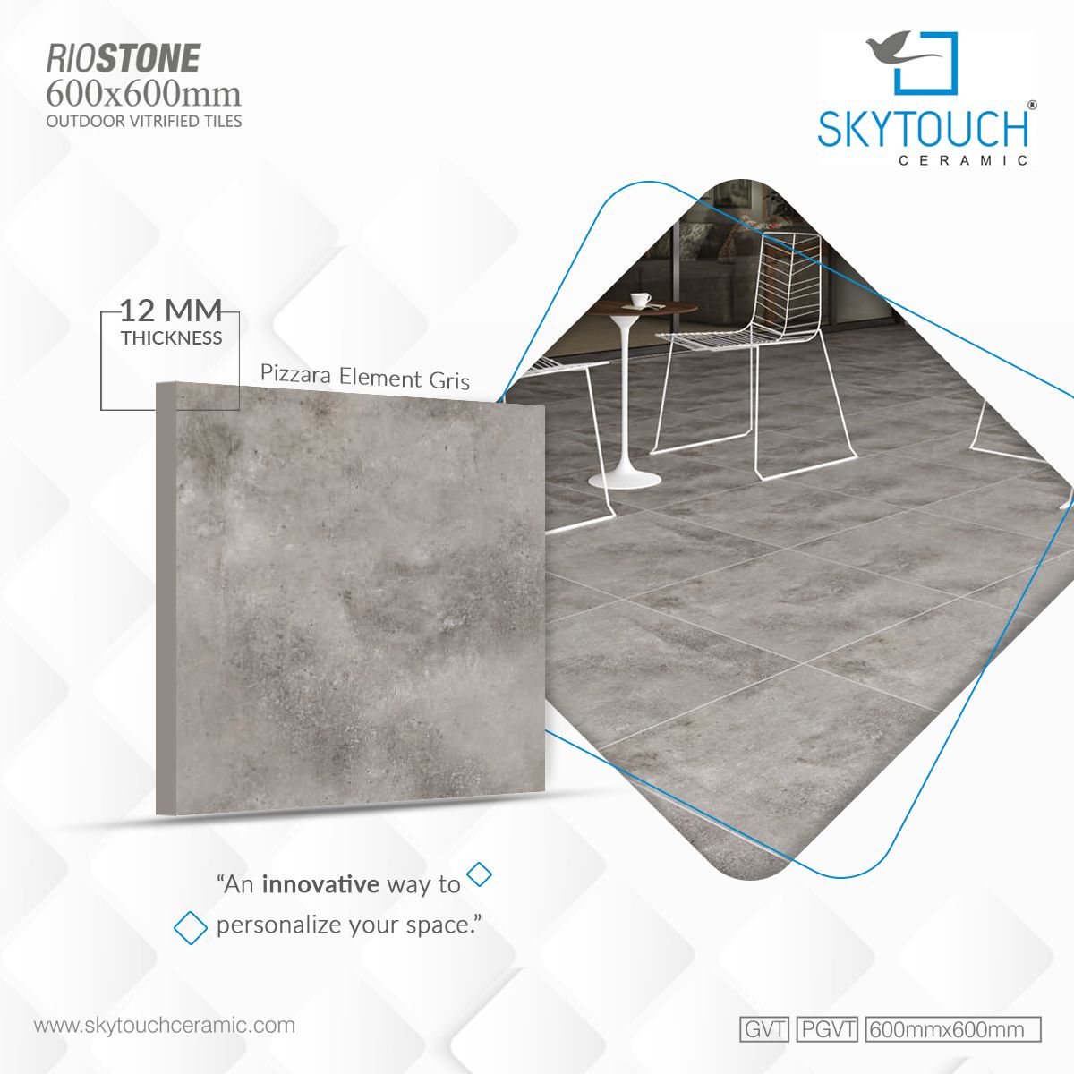 SkytouchC's tweet photo. Pizzara Element Gris 
Outdoor Vitrified Tiles 
#600X600mm

An innovative way to personalize your space.

#vitrifiedtiles #DesignOfTheDay #ArchitecturalFlooring #floordecor #skytouchcollections #bestProducts #ceramic #ceramictiles #tilesmanufacturers #ArtisticTile #Skytouchceramic https://t.co/v6VRFC0WVt