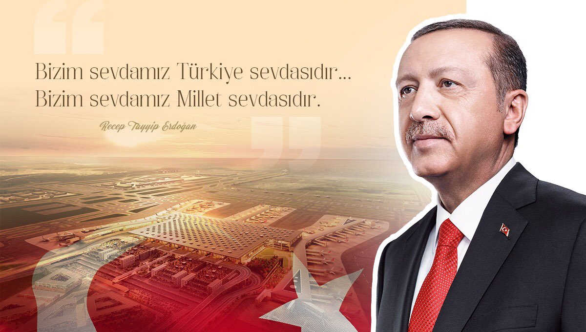 Cumhurbaşkanımız: Çevreci, yeşil, sosyal altyapısıyla dünyanın en modern havalimanını Türkiye'ye kazandırmış olacağız. #HayallerDönerGerçeğe