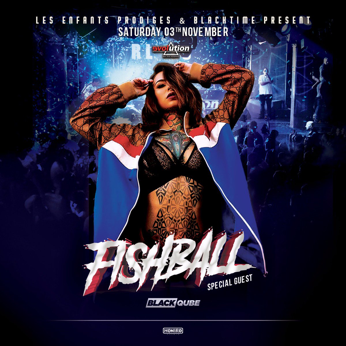 JamesHoniro's tweet photo. Il 03 Novembre arriva a Roma @fishball_sg #BlackQube #HoniroEvents https://t.co/VVJFWs3zGA