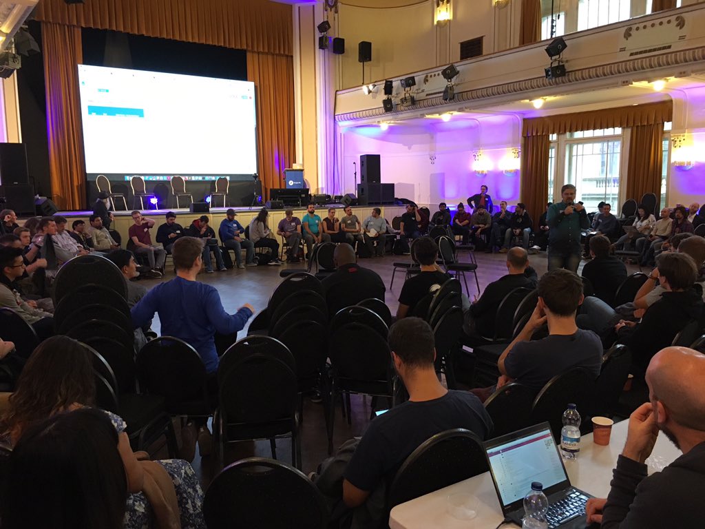 <a href="/EthMagicians/">Fellowship of Ethereum Magicians</a> at their best! One of the many reasons why #ethereum community is so welcoming. #prague #devcon