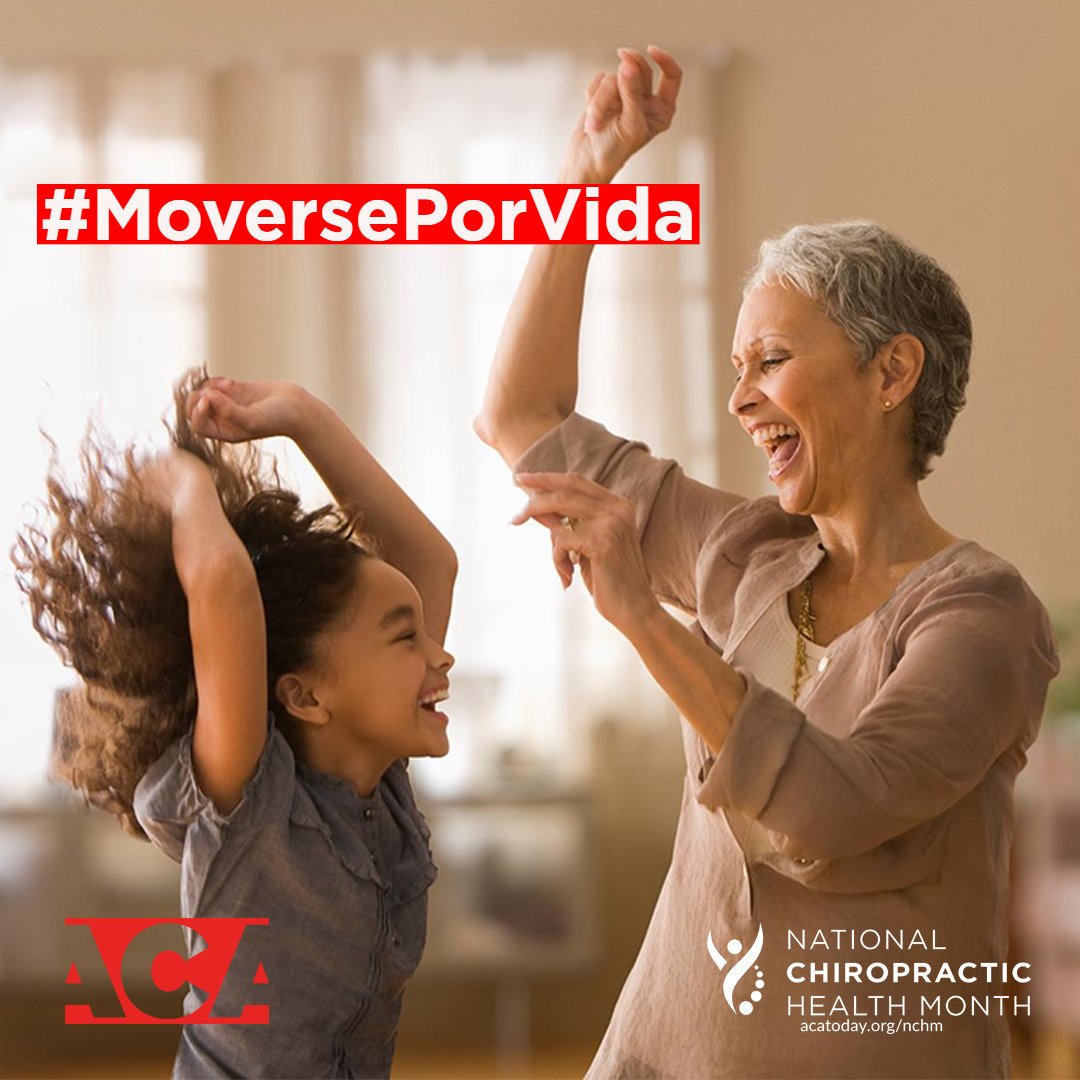 ACAtoday's tweet photo. Chiropractors help patients move without drugs or surgery. In one study, injured workers were 28 times less likely to undergo spinal surgery if they saw a chiropractor first. #Move4Life #MoversePorVida https://t.co/zzWXVYSxr8 https://t.co/FKAIGDAkXE