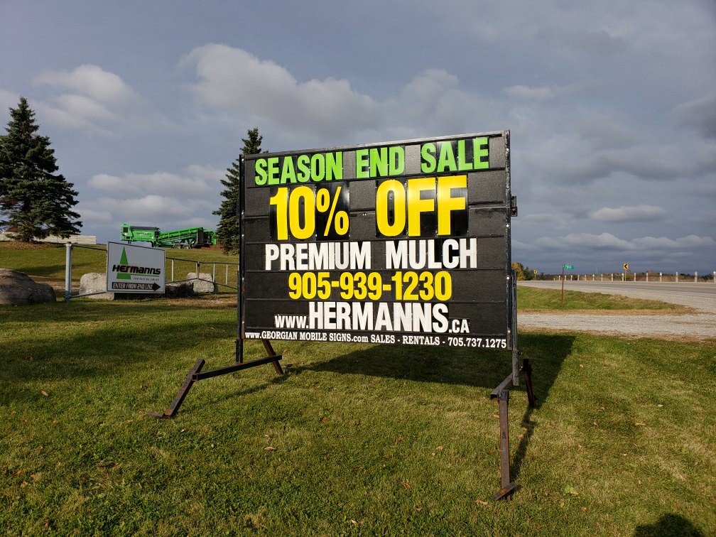 Who doesn't like a #SALE - While supplies last enjoy #SAVINGS on our Premium #Mulch #CedarMulch #Playsafe #WoodFibre #BlackMulch #BrownMulch #Hermanns