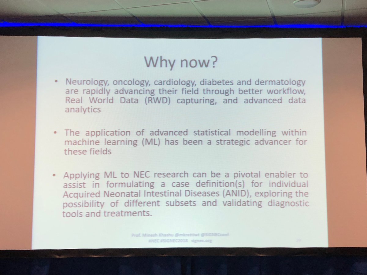 Chris Gale (@drcgale) on Twitter photo First day of #SIGNEC2018 is focusing on definitions - <a href="/MineshKhashu/">Minesh Khashu</a> kicks off with a overview of the importance of agreed consensus definitions for necrotising enterocolitis and other acquired neonatal intestinal diseases (ANIDs) First day of #SIGNEC2018 is focusing on definitions - <a href="/MineshKhashu/">Minesh Khashu</a> kicks off with a overview of the importance of agreed consensus definitions for necrotising enterocolitis and other acquired neonatal intestinal diseases (ANIDs)