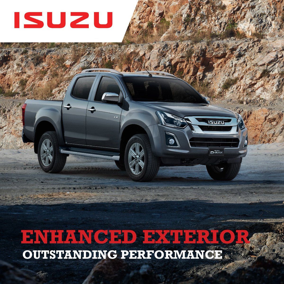The new #DMax is built to be as tough as possible.

Its new 1.9l Turbo Diesel Engine with 3.5 tonne towing capacity is sure to impress.

Find Out More - isuzu-ireland.com