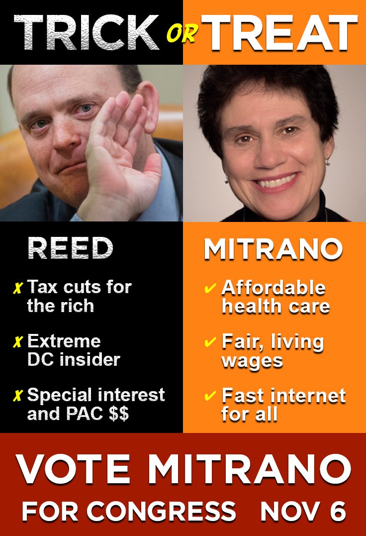 We deserve better than #LastTermTom in the #FLX! 

#ReedsLastTerm @MitranoForNY23 #TrickorTreat #NY23 <a href="/ny_indivisible/">NY_Indivisible NYC NYS empiremustfall.bsky.social</a> <a href="/IndivisibleNY23/">Indivisible NY23rd</a> <a href="/GrotonNYDems/">Groton NY Dems</a> <a href="/chemungdems/">Chemung Co Democrats</a> <a href="/DemocraticBlue/">Democrats2018</a> <a href="/tioganypan/">Tioga Progressive</a> <a href="/ABetterSTier/">ABetterSTier</a> <a href="/DoraLeland/">Dora Leland 😷🍎</a> #twithaca <a href="/dccc/">DCCC</a>
